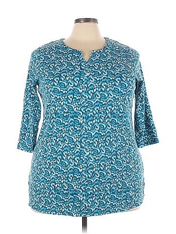 Roaman's 3/4 Sleeve T-Shirt (view 1)