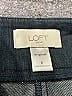 Ann Taylor LOFT Outlet Chevron-herringbone Blue Casual Pants Size 8 - photo 4