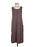LOGO by Lori Goldstein Brown Casual Dress Size S - photo 1