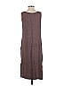 LOGO by Lori Goldstein Brown Casual Dress Size S - photo 2