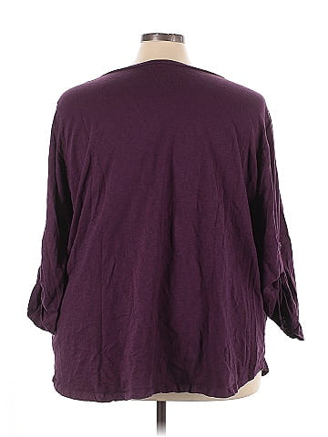 Roaman's 3/4 Sleeve T-Shirt (view 2)