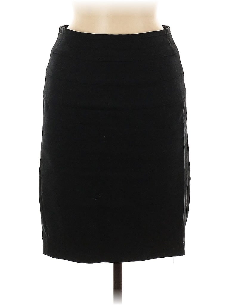 Pre-owned Zara Basic Casual Skirt In Black