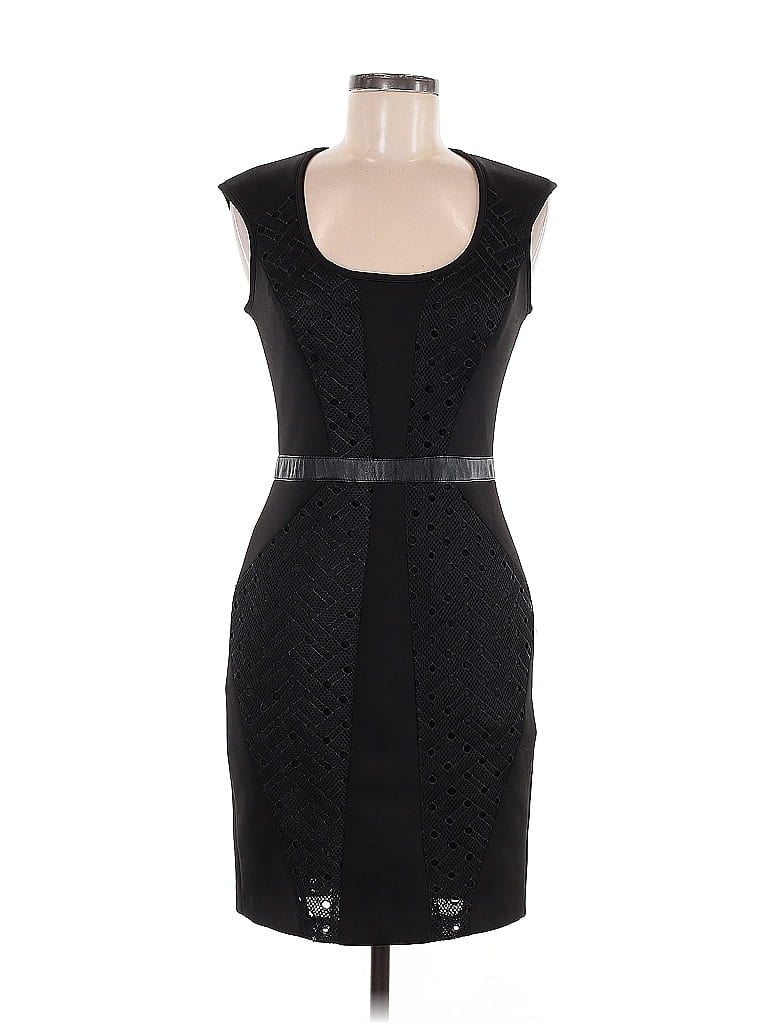 Pre-owned Nicole Miller Cocktail Dress In Black