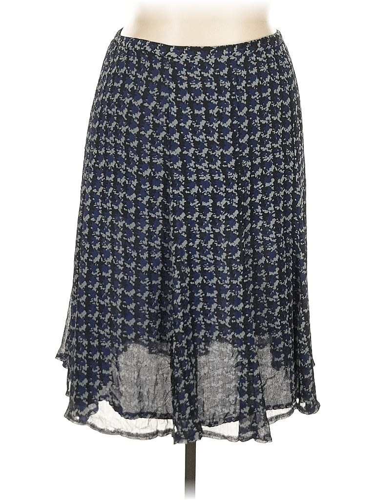 Sag Harbor 100% Polyester Print Blue Casual Skirt Size 16 - photo 1