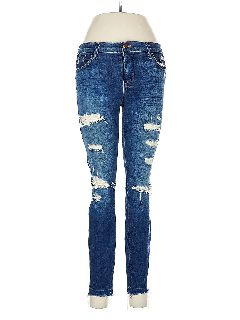 J Brand Hearts Blue Jeans Size 29 waist - photo 1