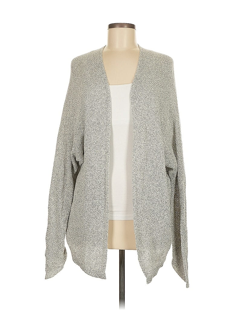 Pre-owned Brandy Melville Cardigan Sweater In Gray