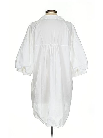 Zara 3/4 Sleeve Button-Down Shirt (view 2)