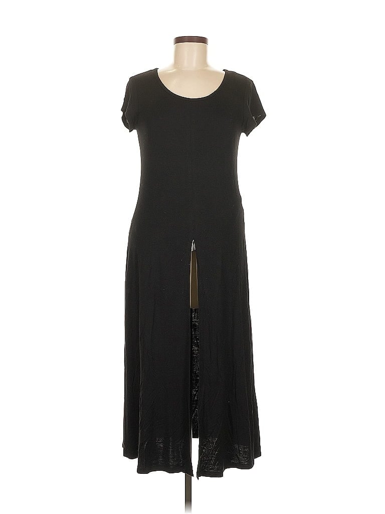 Connected Apparel Black Casual Dress Size 6 - photo 1