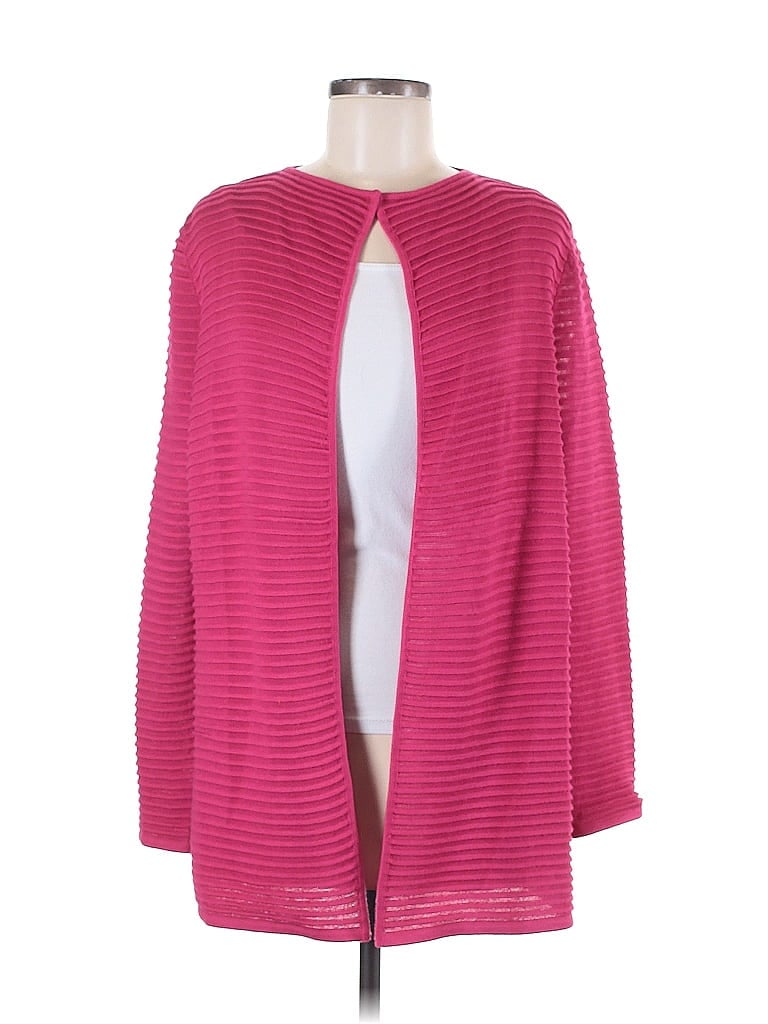 Pre-owned Talbots Cardigan Sweater In Pink