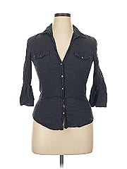 James Perse 3/4 Sleeve Button Down Shirt