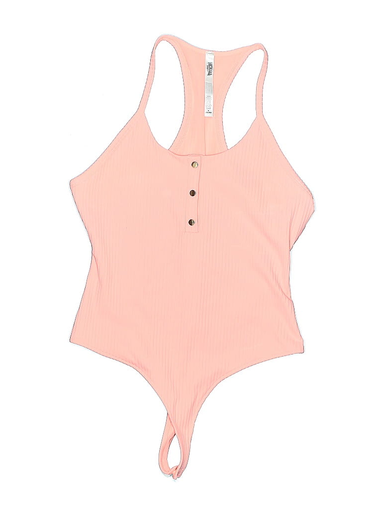 Victoria Sport Solid Pink Orange One Piece Swimsuit Size M - photo 1