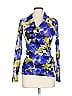 Karen Kane Blue Long Sleeve Blouse Size L - photo 1