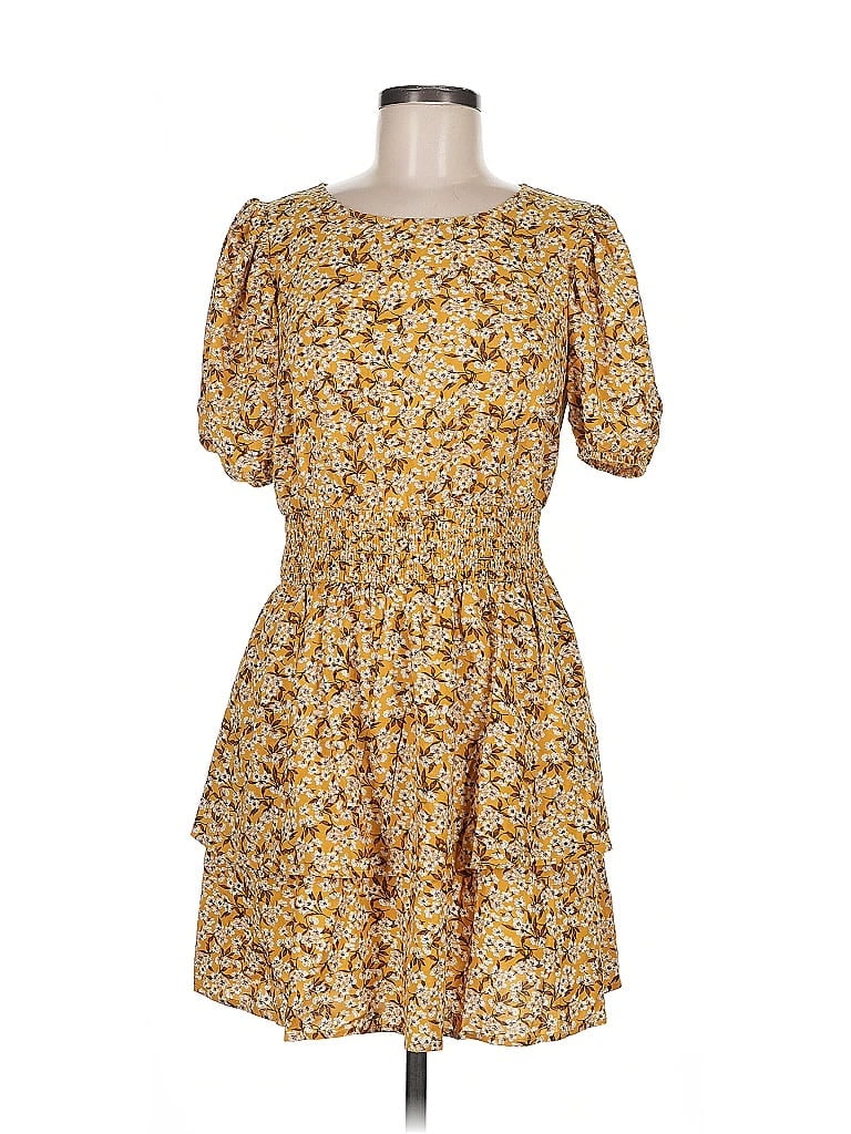WILD FABLE Pre-owned Casual Dress In Yellow