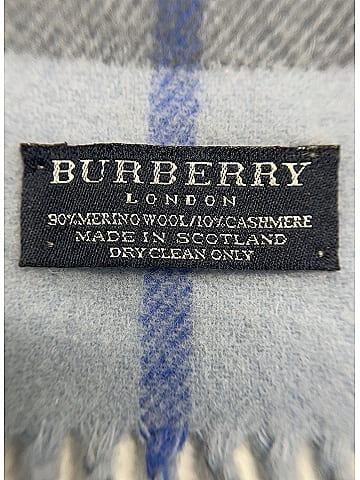 Burberry Reversible Wool-Blend Check Scarf (view 2)