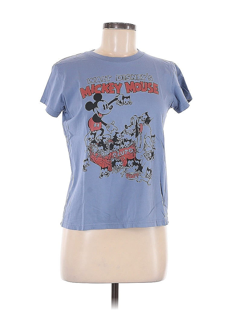 UT for Uniqlo 100% Cotton Blue Short Sleeve T-Shirt Size M - photo 1