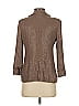 Yoana Baraschi 100% Silk Brown Silk Blazer Size 2 - photo 2