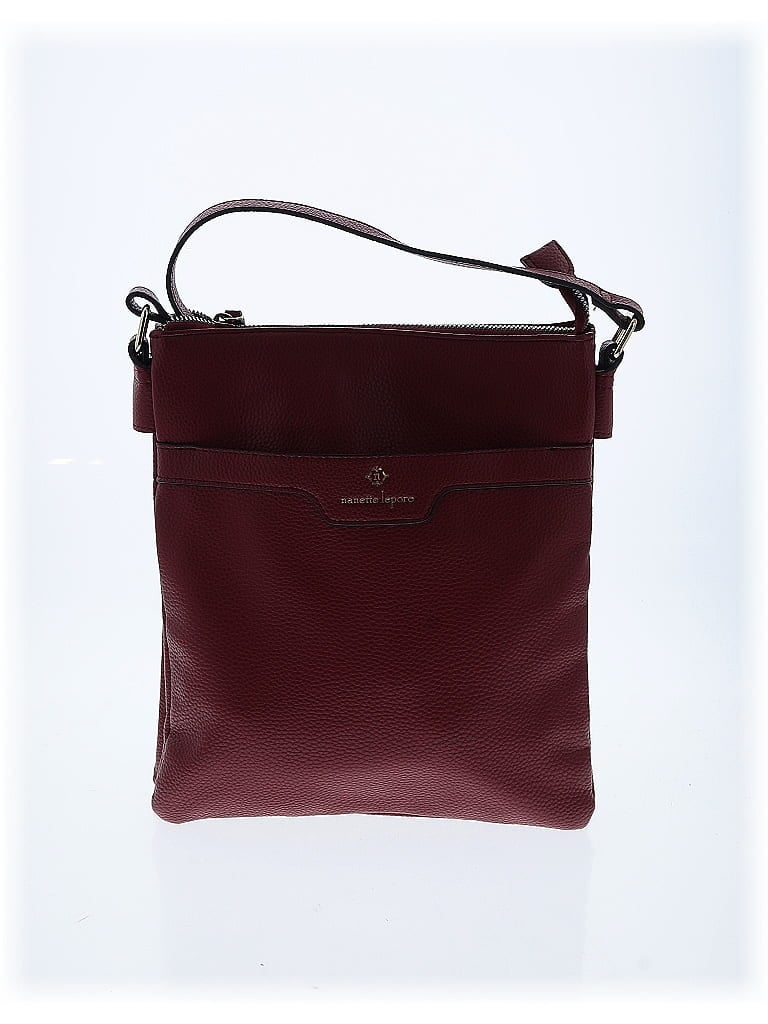Nanette Lepore Burgundy Red Crossbody Bag One size - photo 1