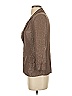 Yoana Baraschi 100% Silk Brown Silk Blazer Size 2 - photo 5