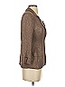 Yoana Baraschi 100% Silk Brown Silk Blazer Size 2 - photo 4