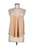 Mystree 100% Polyester Tan Sleeveless Blouse Size M - photo 1