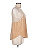 Mystree 100% Polyester Tan Sleeveless Blouse Size M - photo 4