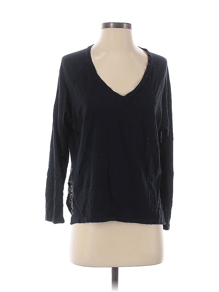 Sundry 100% Supima Cotton Black 3/4 Sleeve T-Shirt Size XS - photo 1