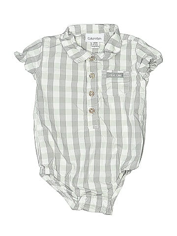 Calvin Klein Short Sleeve Onesie (view 1)