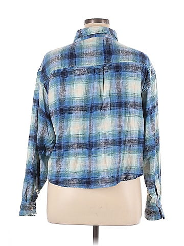 American Eagle Outfitters Long Sleeve Button-Down Shirt (view 2)