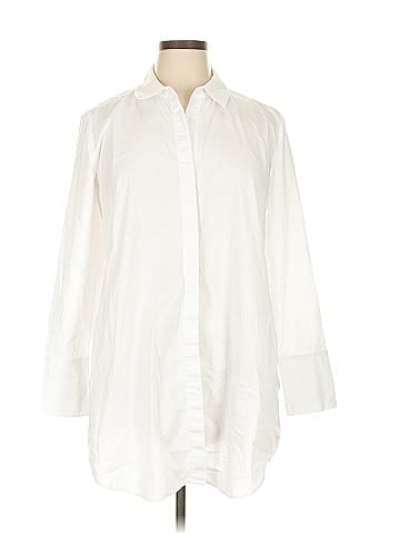 Carmen Carmen Marc Valvo 3/4 Sleeve Button-Down Shirt (view 1)