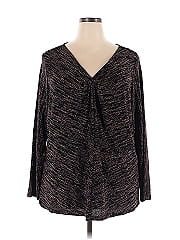 Belle By Kim Gravel Long Sleeve Blouse