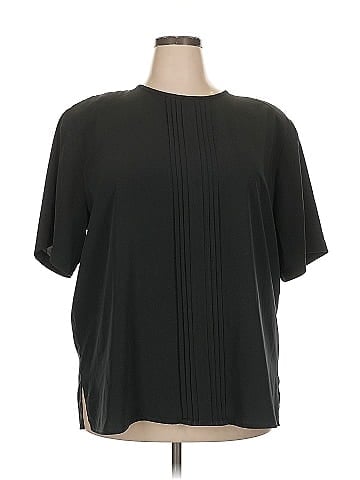 Elisabeth by Liz Claiborne Short Sleeve Blouse (view 1)