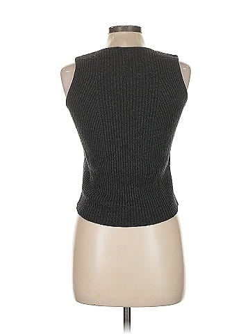 Blue Les Copains Sleeveless Blouse (view 2)