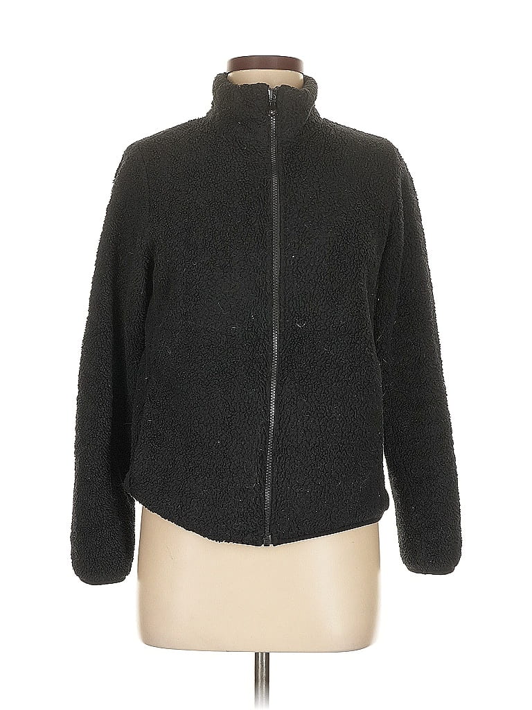 Pre-owned Uniqlo Fleece Jacket In Gray