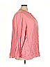 Woman Within 100% Rayon Pink 3/4 Sleeve Blouse Size 3X - photo 4