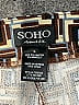 Soho Graphic Maroon Black Casual Pants Size L - photo 4