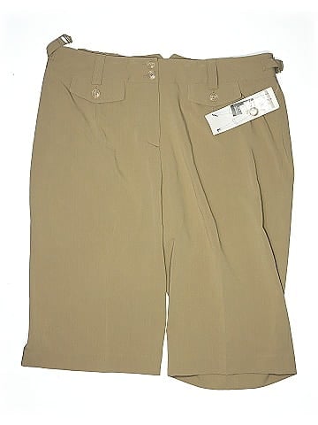 Larry Levine Khaki Shorts (view 1)