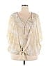 JM Collection 100% Polyester Tan 3/4 Sleeve Blouse Size 2X - photo 1