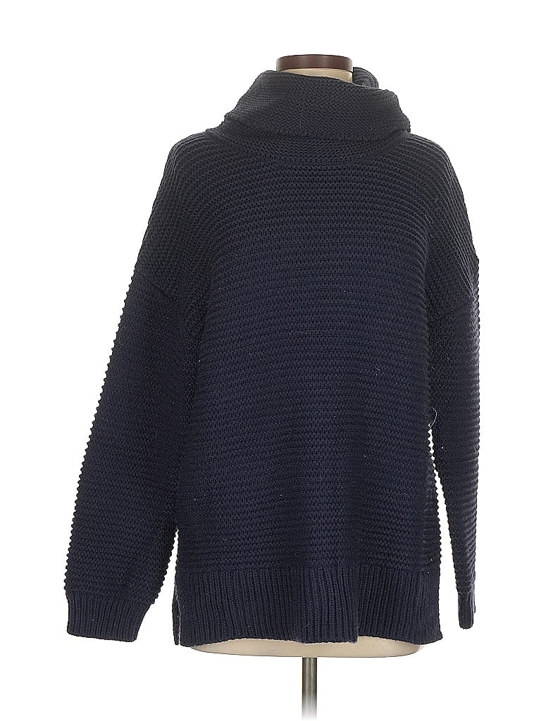 Pre-owned Unbranded Turtleneck Sweater In Blue