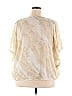 JM Collection 100% Polyester Tan 3/4 Sleeve Blouse Size 2X - photo 2