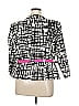 Tahari by ASL Graphic White Blazer Size 16 - photo 2