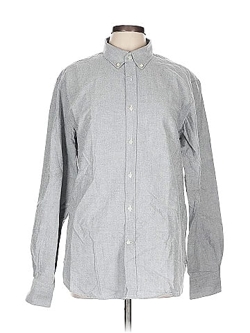 Officine Generale Long Sleeve Button-Down Shirt (view 1)
