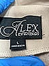 Alex Evenings 100% Polyester Tan Gray Jacket Size L - photo 3