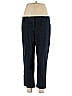 Ann Taylor LOFT Outlet Chevron-herringbone Blue Casual Pants Size 8 - photo 1