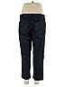 Ann Taylor LOFT Outlet Chevron-herringbone Blue Casual Pants Size 8 - photo 2