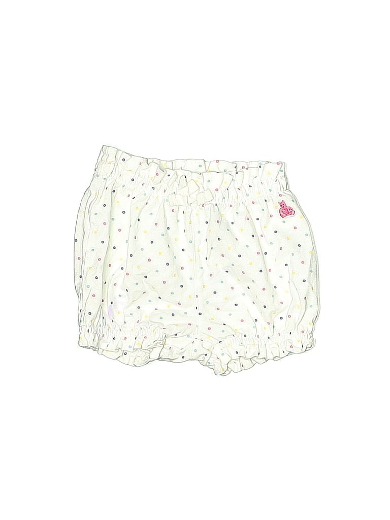Baby Gap 100% Cotton Polka Dots Ivory Shorts Size 3-6 mo - photo 1