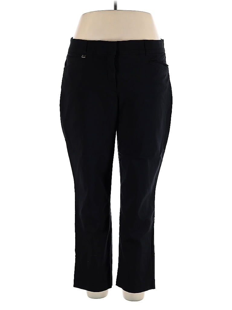 JM Collection Solid Black Dress Pants Size 18 - photo 1