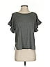 Max Studio Gray Short Sleeve Top Size S - photo 1