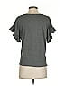 Max Studio Gray Short Sleeve Top Size S - photo 2