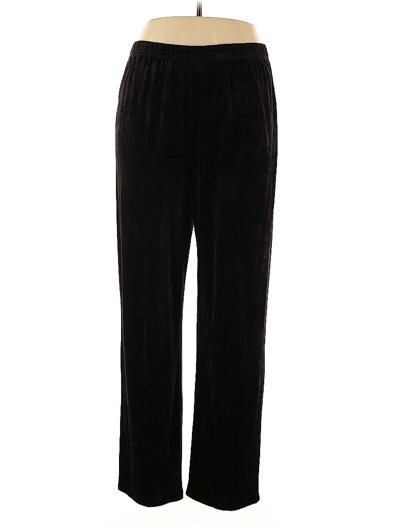 Carole Little Black Casual Pants Size XL - photo 1