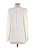 Isabel Maternity 100% Rayon Ivory Long Sleeve Blouse Size L - photo 2